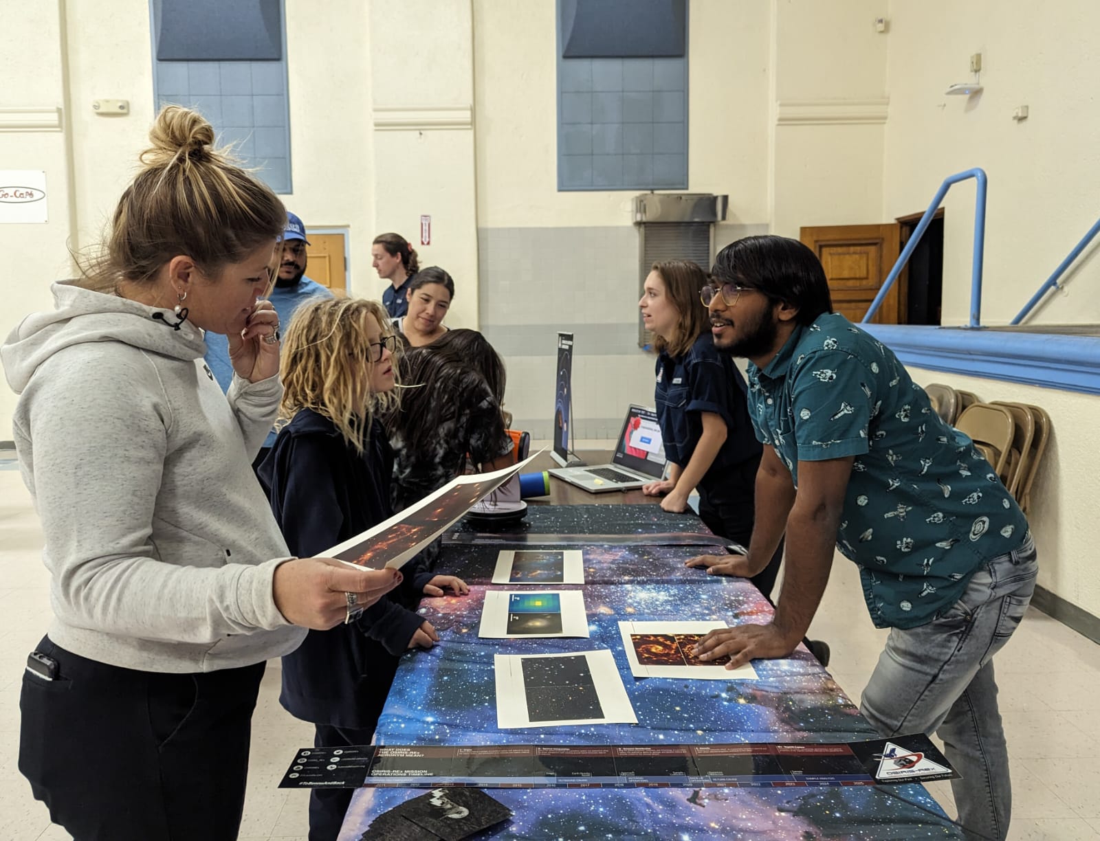  Astronomy outreach visit to the Mansfield Middle Magnet School